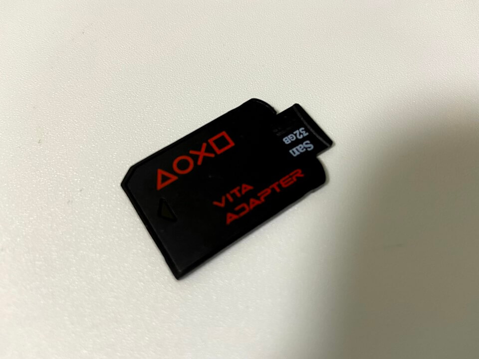 PS Vita microSDカード→Vitaメモリーカード変換アダプター-
