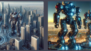 AIデザインチャレンジ:巨大ロボットの都市防衛 – 11月5日のベストショット 