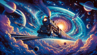 AIイマジネーション:『銀河鉄道999』の宇宙旅行をAIで描く (2023年11月12日 第3回) 